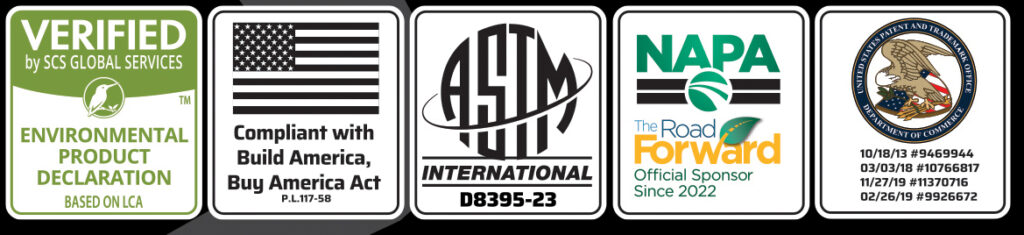 Logos, EPD, Built in America, ASTM, NAPA